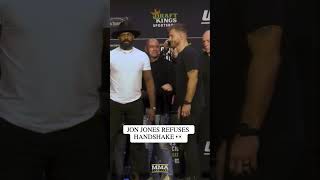 Jon Jones denies Stipe Miocics handshake at the UFC309 press conference [upl. by Jonathan]