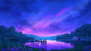 4K Anime Purple Evening Sky  Relaxing Live Wallpaper  1 Hour Screensaver  Infinite Loop [upl. by Eedya]