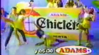 Comercial Chiclets Adams 1986 [upl. by Esorylime]