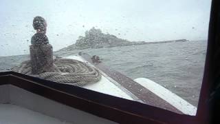 St Michaels Mount Boat Ride Penzance UK MVI1071AVI [upl. by Ezechiel]