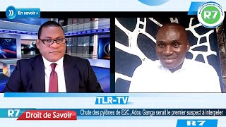 CONGOBRAZZAVILLE  CHUTE DES PYLONES DE E2C ADOU GANGA SERAIT LE PREMIER SUSPECT A INTERPELER [upl. by Atidnan24]