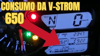 VSTROM 650  ÓTIMO CONSUMO [upl. by Skutchan966]