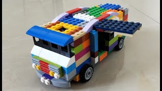 Making MotorHome Updated 20 version with LEGO 10696pt2 [upl. by Ailegnave424]