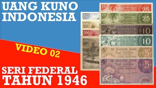 Uang Kuno Indonesia Seri Federal 1 Tahun 1946 [upl. by Ettari]