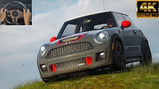 forza horizon 5 game mini jcw 12 PXN v9 steering wheel game play [upl. by Tuneberg594]