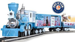 Lionel OGauge Disneys Frozen 2 Electric Model Train Set Unboxing amp Testing [upl. by Nerine152]