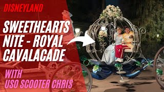 SWEETHEARTS NITE AT DISNEYLAND ROYAL CAVALCADE 2024 [upl. by Evoy]