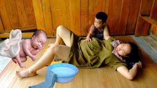 Pregnant Women Giving Birth  Life of a Single Mother  Hoa Phương [upl. by Sapphira]