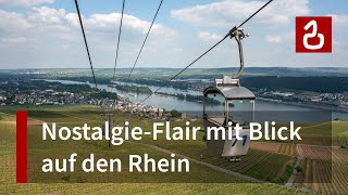 Seilbahn Rüdesheim  Niederwalddenkmal Rüdesheim am Rhein [upl. by Neelrad]