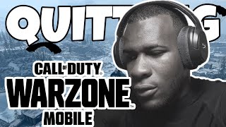 QUITTING WARZONE MOBILE [upl. by Aloibaf703]