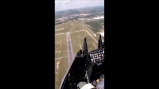 F16 Airshow Cockpit Footage [upl. by Tolliver]