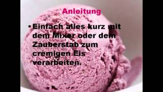 Diät Eis  Eis Rezept mit wenig Kalorien [upl. by Adis]