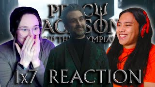 BOOK READERS REACT  Percy Jackson amp the Olympians  1x7 [upl. by Iffar]