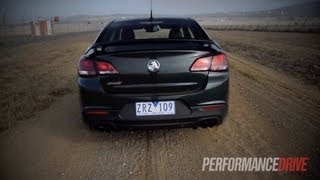 2014 Holden VF Commodore SS V Redline engine sound and 0100kmh [upl. by Lleihsad]