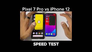 iPhone 12 vs Google Pixel 7 Pro  Speed Test [upl. by Ayenat]