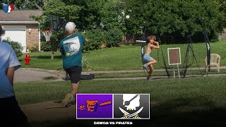 DAWGS vs PIRATES  SWL Wiffle Ball 2024 [upl. by Lozano]