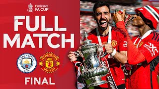 🏆 FULL MATCH  Manchester City v Manchester United  Final  Emirates FA Cup 202324 [upl. by Marfe]