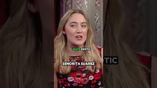 Saoirse Ronan Teaches You Irish Name  shorts [upl. by Rachaba]