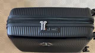 American Tourister luggages lock code setting How to reset American Tourister luggages lock code [upl. by Aramanta]