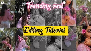 new trending reel editing tutorial  photo collage reel editing  anutechnology [upl. by Bonilla]