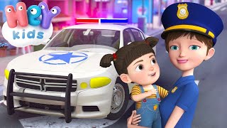 Полицейска Кола 🚔 Детски Песни  HeyKids [upl. by Gracia489]