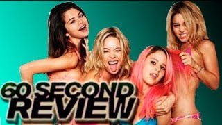 Spring Breakers  60 Second Movie Review [upl. by Ystap]