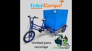 TRICICLO RECICLAJE CON MOTOR [upl. by Neelia393]