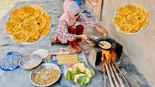 GOBHI PARATHA RECIPE  PERFECT GOBI PARATHA VILLAGE STYLE  PARATHA RECIPE  Gobhi Paratha recipe [upl. by Rusell441]