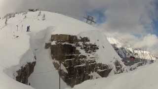 Corbets Couloir Jackson Hole snowboard stomped 2152012 [upl. by Haduj]