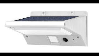 Blinngo Stainless Steel Motion Sensor 21 LED 3 Mode Solar Security Light [upl. by Wichman]