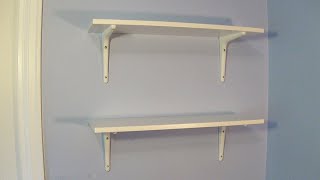 How to Install Wall Shelves [upl. by Bolte]