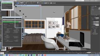 vray lighting tutorial สอน vray 34 interior lighting และใช้ Vray denoiser [upl. by Miller682]