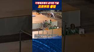 기계체조에서 너무 위험해 금지된 기술 코르부트 플립Korbut Flip a banned technique in gymnastics올가 코르부트 최초이자 마지막 기술 [upl. by Spear]