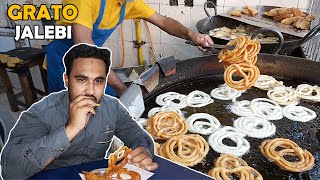 Lahore Grato Jalebi Recipe  Lahore Qadeemi Grato Jalebi  ZoolbiaSaffron Zulbia Foodybilal Food [upl. by Yht]