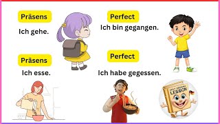 Improve your German  Present and Prefect Tense [upl. by Anaiq]