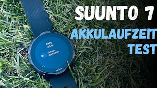 Suunto 7 Akkulaufzeit im Test deutsch [upl. by Donegan]