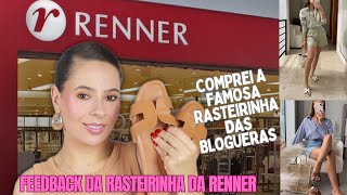 Resenha rasteirinha da Renner [upl. by Ahsenrac]