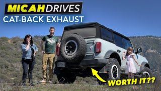 Ford Bronco Exhaust  MagnaFlow Overland vs Stock Review amp Install [upl. by Landes]