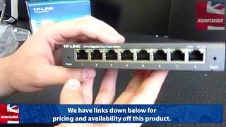 TPLINK SG108e 8Port Gigabit Switch Unboxing amp Overview [upl. by Lianna]