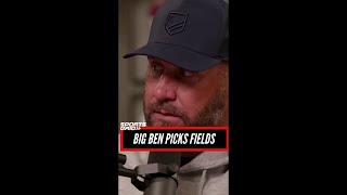 Ben Roethlisberger picks Justin Fields over a healthy Russell Wilson [upl. by Bluhm]