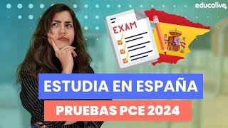 ¿Qué son las Pruebas PCE Todo lo que necesitas saber en 2024 [upl. by Thomey]