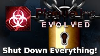 Plague Inc Official Scenarios  Shut Down Everything Mega Brutal [upl. by Wollis]