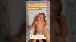 Como segurar um recém nascido maternidade maternidadereal amamentação bebe gestante filhos [upl. by Javler716]