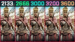 2133Mhz vs 2666Mhz vs 3000Mhz vs 3200Mhz vs 3600Mhz Gaming  AMD Ryzen [upl. by Azila]