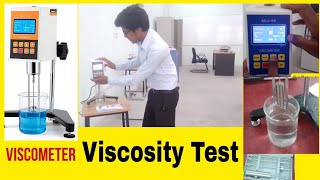 quotViscosity Testquotof Liquid through Viscometer  Lab Test  Fluid Test  Lab Test of Fluid [upl. by Adoc]