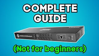 TESmart 8 Port amp 16 Port KVM – How To Full Setup Guide [upl. by Lipps]