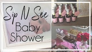 Best Baby Shower Idea  Sip and See Theme [upl. by Aitercul]