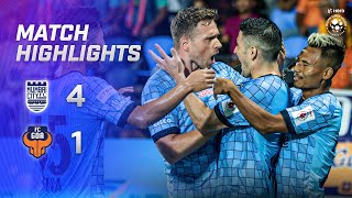 Highlights Mumbai City FC 4 1 FC Goa  MW 9 Hero ISL 202223 [upl. by Welcome]