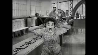 Charlie Chaplin Goes Bonkers Factory Mayhem Scene  Modern Times [upl. by Notlrahc462]