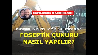 Foseptik Çukuru Nasıl Yapılır Lağım Çukuru Yapımı Müstakil Ev Pis SuTemiz Su Tesisatı Döşeme [upl. by Farris852]